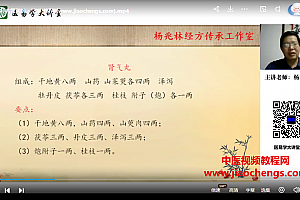 杨兆林男科经方六讲视频课程百度网盘下载学习
