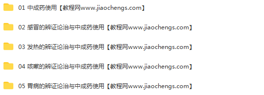 懒兔子中医微课程中成药全套视频课件感冒发热咳嗽胃病百度云网盘下载学习中医视频