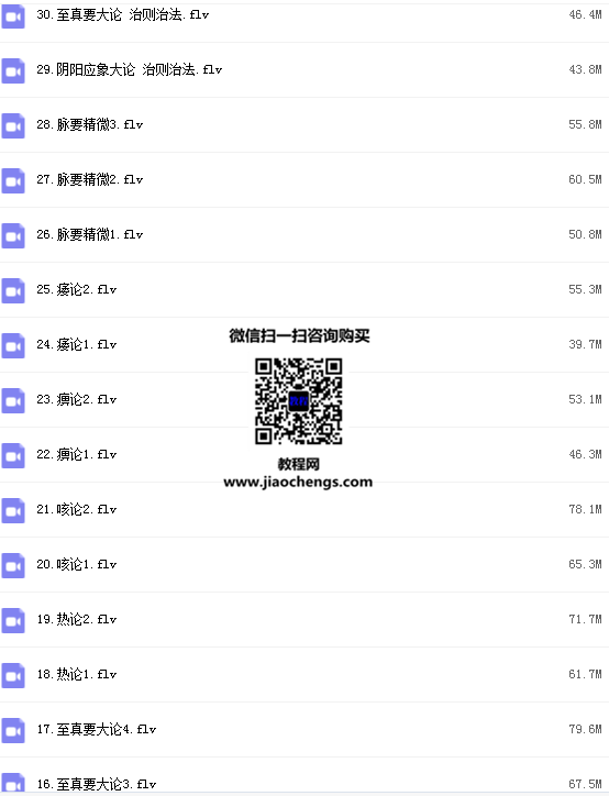 上海中医药大学周国琪内经选读视频课程30讲完整版百度云网盘下载学习中医视频