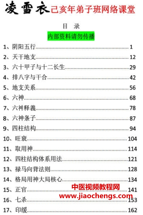 2020年凌雪衣南传子平盲派八字凌雪衣网络班课程文字资料百度网盘下载学习