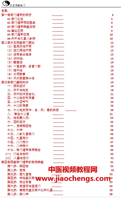 道家太玄阴盘奇门电子书pdf266页百度网盘下载学习