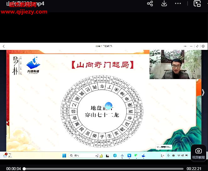 易朴于城道山向奇门.png