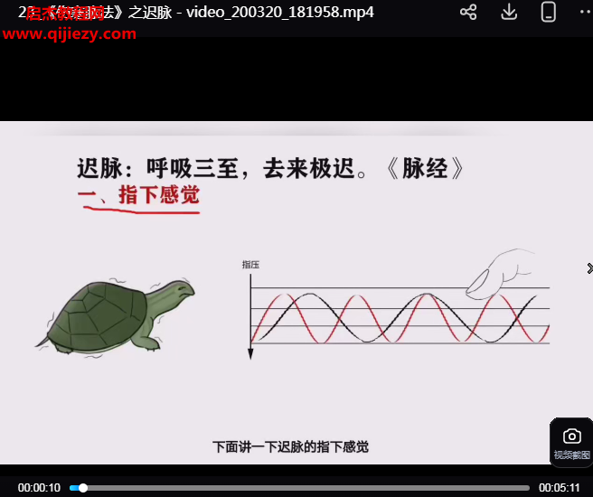 古训堂陈雷伤寒脉法讲解.png