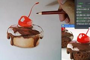 静物彩铅色粉画法步骤视频_彩铅画静物视频教程13课百度网盘免费下载观看