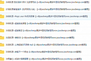 2022最新梁凯恩视频讲座全集总裁必上的七堂课如何公众演说别说不能百度网盘下载观看