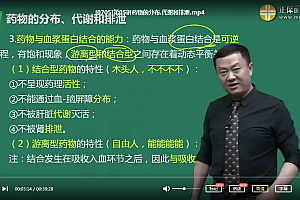 2021年执业西药师视频网课考试医考笔试技能课件西药师视频课程百度云网盘下载学习