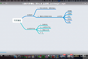阿何写作课写作入门必备课完结视频课程7集百度云网盘下载学习