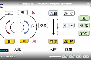 谢相智脉法自然明人迎气口解伤寒条文视频课程8集百度云网盘下载学习中医伤寒论教程