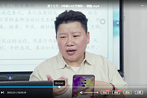 刘红云2周带你14经入门到应用筑基营视频课程15集百度云网盘下载学习中医针灸教程