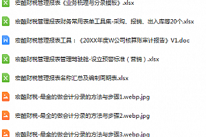 叶建平税务筹划和财务管理视频课程32集宏酷财税系统工具包百度云网盘下载学习