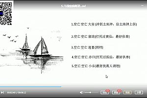 杜宇萧小六壬初级高级班寒窑赋视频课程教材百度云网盘下载学习