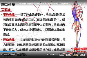 断层说中医康复解剖列车高清视频课程31讲完整版百度云网盘下载学习