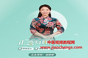 胡婷婷正念身心疗愈法释放压力管理情绪提升幸福力音频课程47集百度云网盘下载学习
