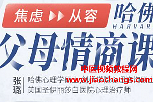 张璐哈佛父母情商课从焦虑到从容不吼不叫养出好孩子视频课程百度网盘下载学习
