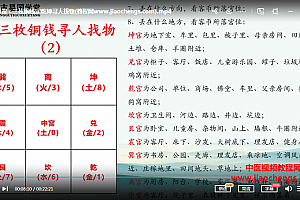 拂尘子三枚铜钱定乾坤视频课程6集百度网盘下载学习