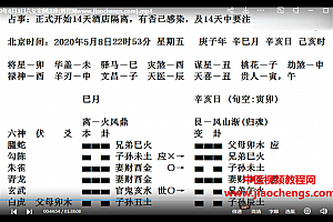2020年朱辰彬六爻实例讲课视频10集17小时百度网盘下载学习