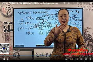 卢军荣六经辨证针法高级班视频课程86集百度网盘下载学习