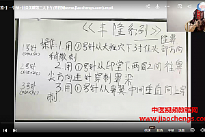 2023年宿素一针秀美雕驻容术面雕4天视频直播课程百度网盘下载学习