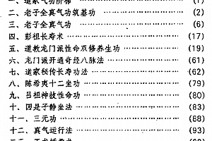 张有寯著中华道家气功电子版pdf百度网盘下载学习