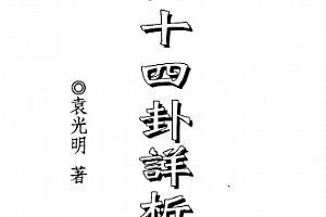 袁光明著易经六十四卦详析电子书pdf百度网盘下载学习