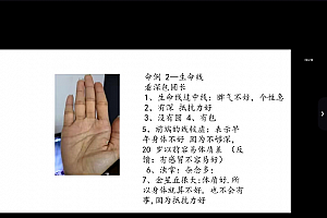 周心羽手相论断视频课程5集百度网盘下载学习