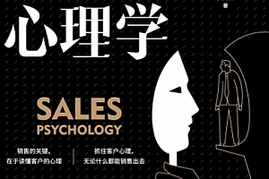 李昊轩著销售心理学电子书pdf百度网盘下载学习