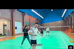 抖音同款星希望彭帅系统学习羽毛球基本功双打视频课程合集百度网盘下载学习