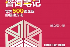韩文卿著胜任力模型咨询笔记电子书pdfmobiepub格式百度网盘下载学习