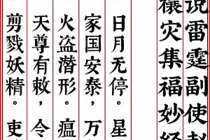 太上说雷霆副使赵元帅禳灾集福妙经电子书pdf百度网盘下载学习