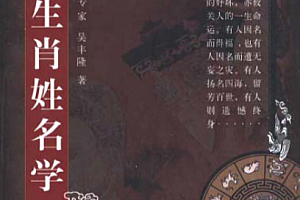 吴丰隆著十二生肖姓名学电子书pdf百度网盘下载学习